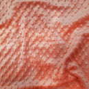 Red Pine Minky DIMPLE//CORAL